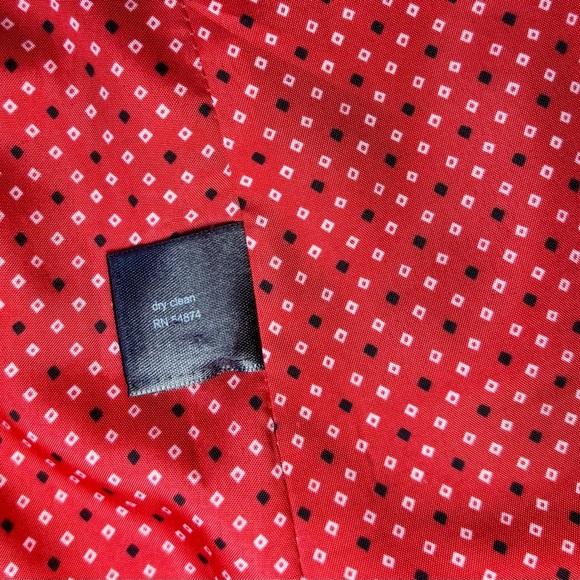 Limited Red Blazer Lined Jacket - Picture 9 of 10